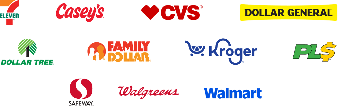 Retailer logos